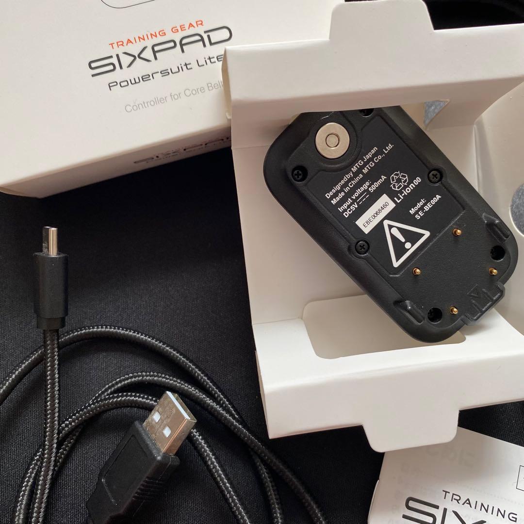 【美品】SIXPAD シックスパッド　パワースーツライト　コアベルト　Mサイズ