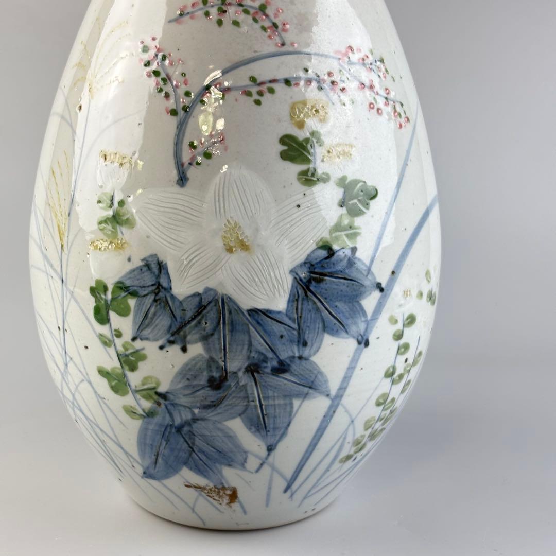 古美術 白磁 花瓶 花器 色絵 染付 花生 茶道具 壺 壷 陶瓷器 美術品