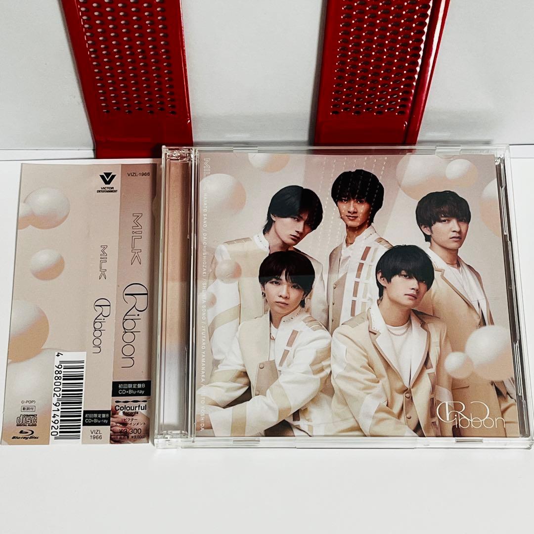 み！るきーず　M!LK Ribbon　初回限定盤B　CD+Blu-ray　帯付