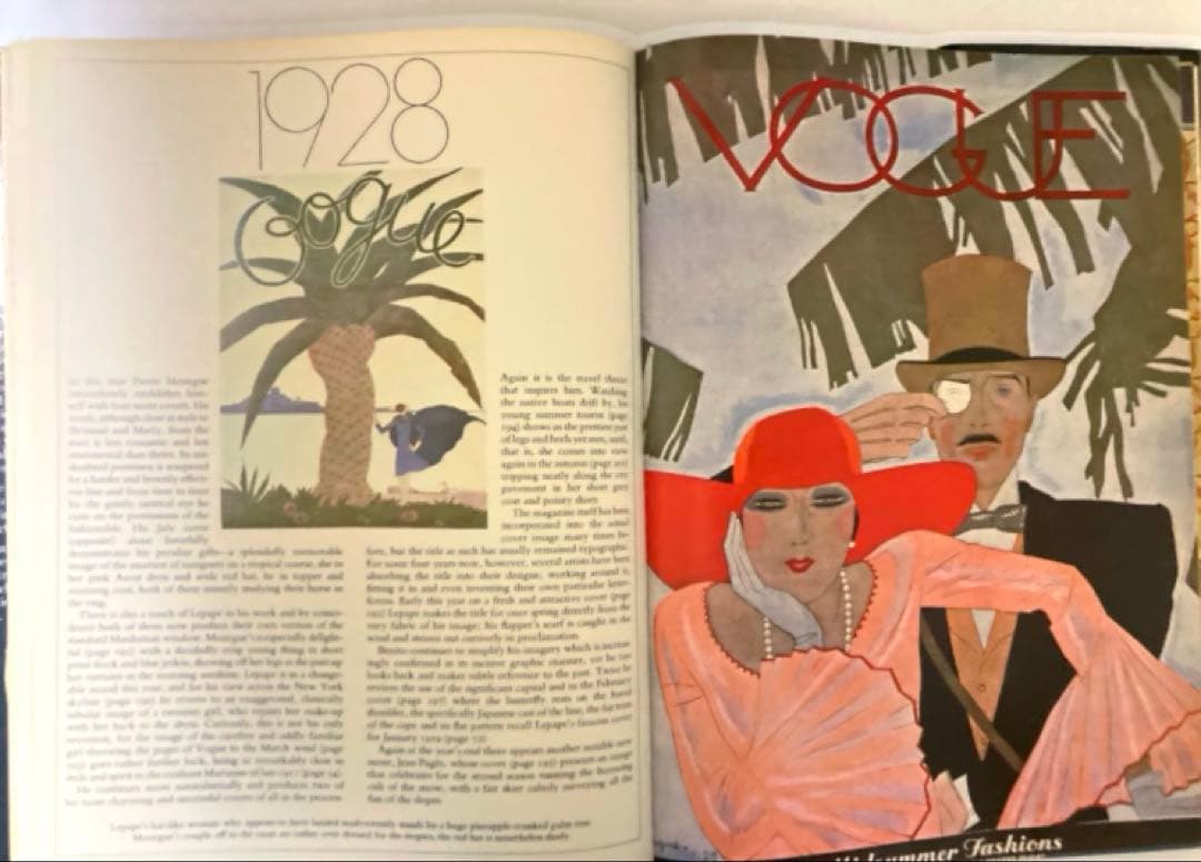 『VOGUE（ヴォーグ）』の1909〜1940迄の表紙 絶版・希少 洋書