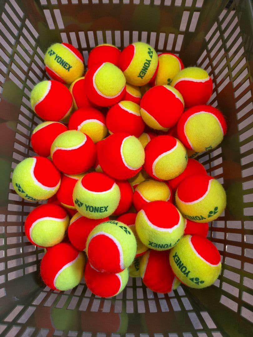 YONEX ジュニア用テニスボール ステージ2（オレンジ）60個