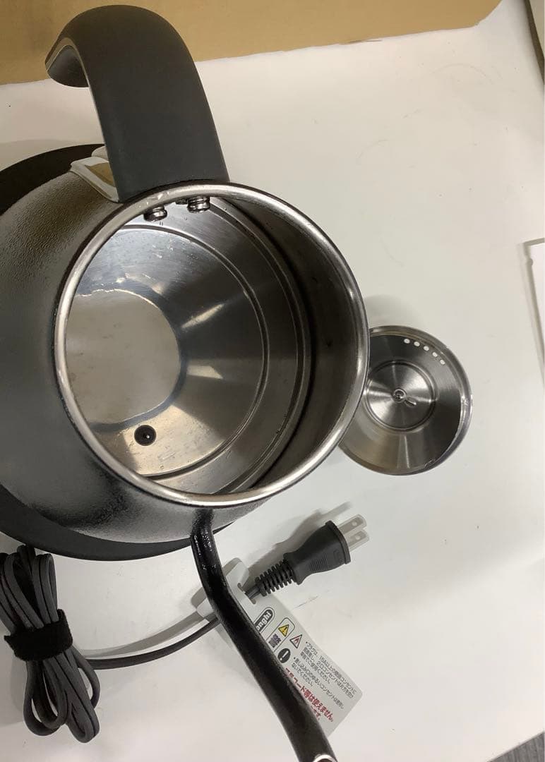 デロンギ 温度設定機能付き 電気カフェケトル KBOE1230J-GY★