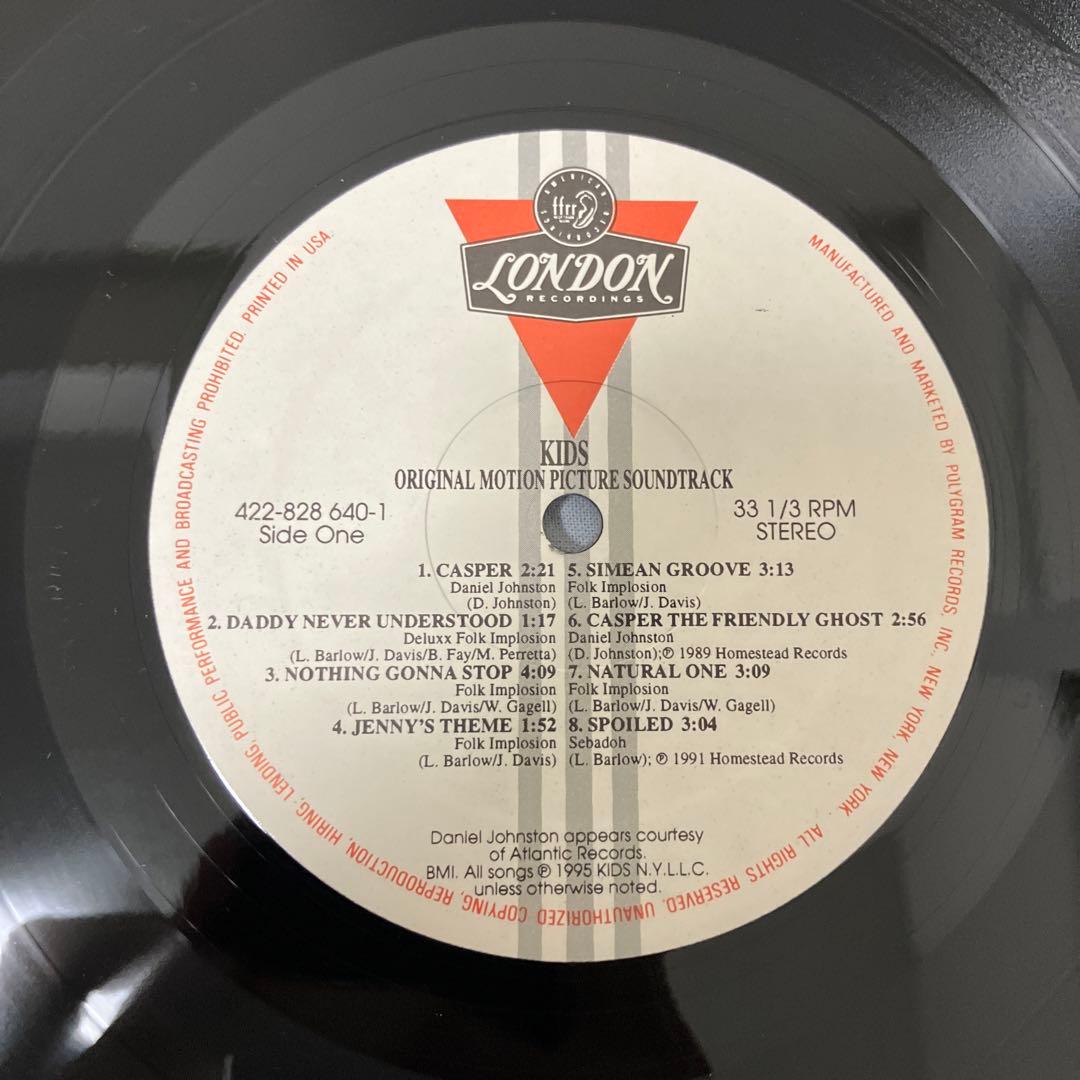 KIDS/SOUNDTRACK LPレコード US Original