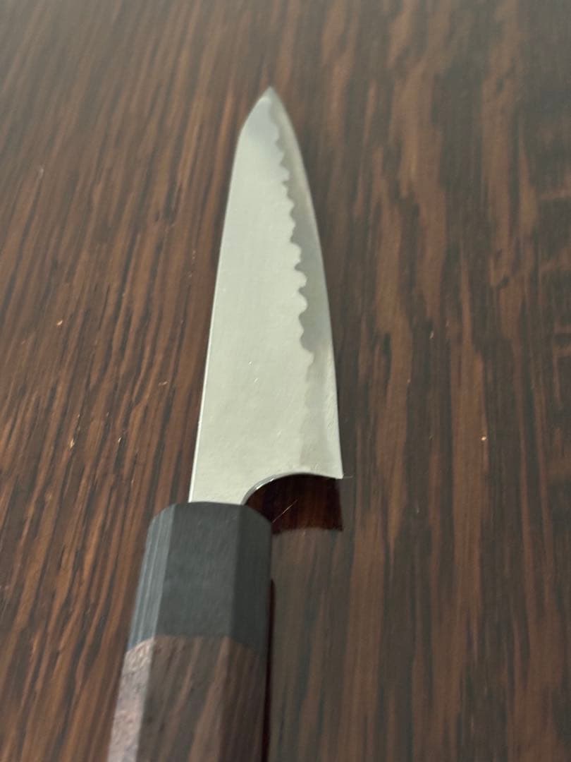 ナイフギャラリー甲鉄ペティナイフ　検武田刃物子の日八角吉田刃物高村作つば屋