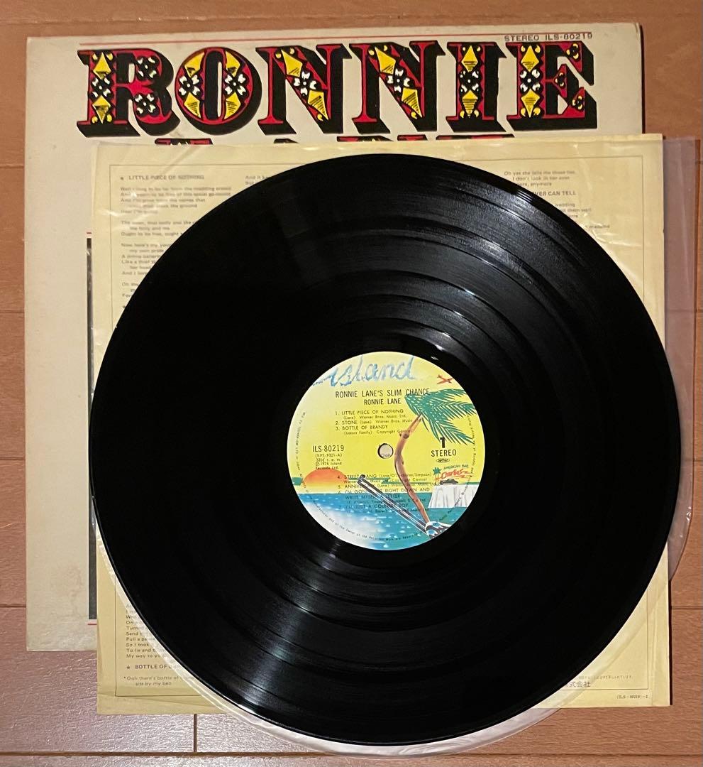 国内初盤　ロニー・レイン　スリム・チャンス　見開きゲートフォルドジャケ