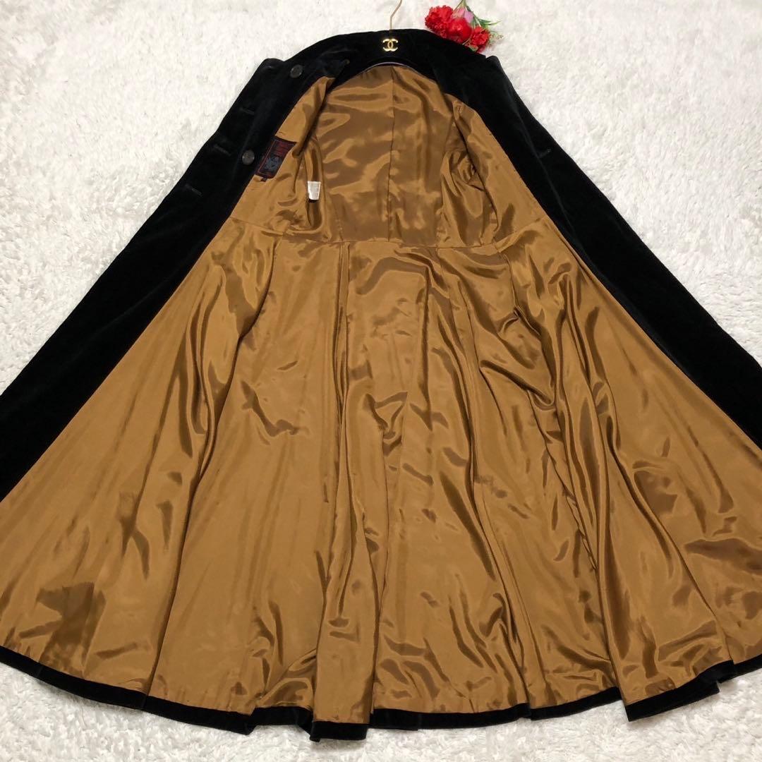 ［美品］130cm ジャンポールゴルチエ　スーパーロングコート フレア　ベロア