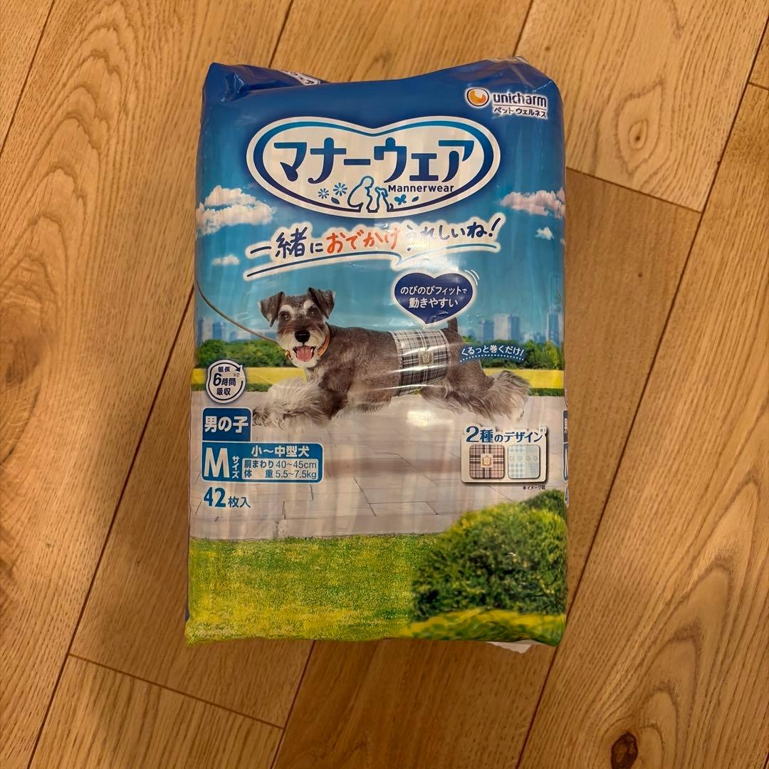 ユニチャーム マナーウェア Mサイズ 42枚入り×4パック