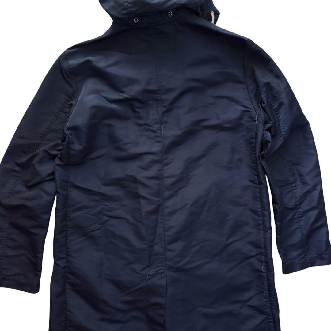 MACKINTOSH マッキントッシュ ネイビー ナイロンコート M フード付き