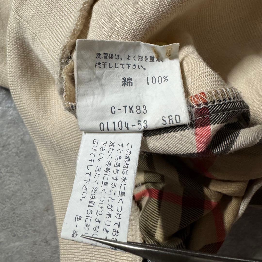 80s〜90s OLD Burberry バーバリー ノバチェック ポロシャツ