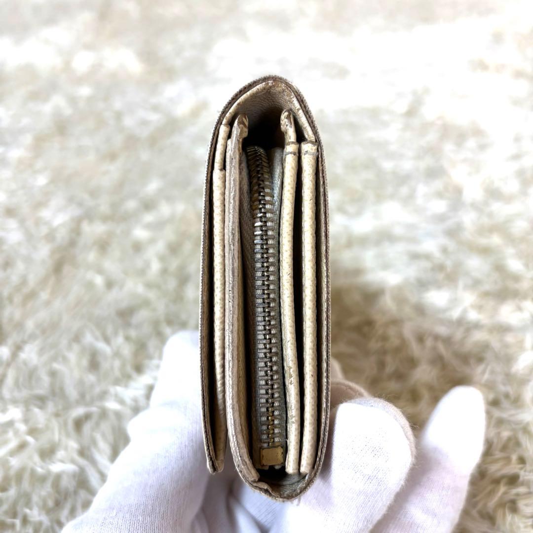 ルイ ヴィトン ダミエ アズール トレゾール 二つ折り財布 N61744