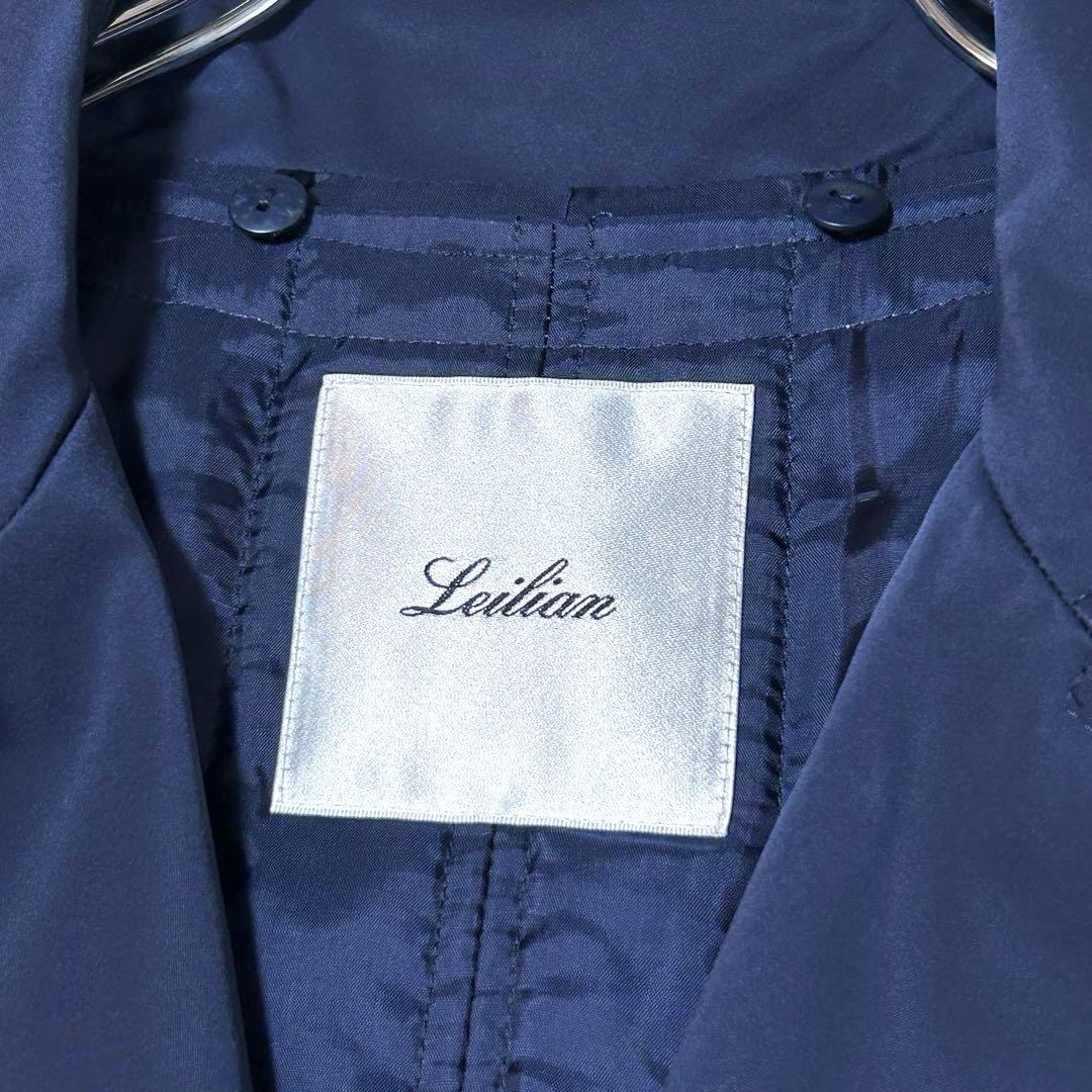 【未使用級 現行】レリアン　トレンチコート　ライナー　ネイビー　ベルト