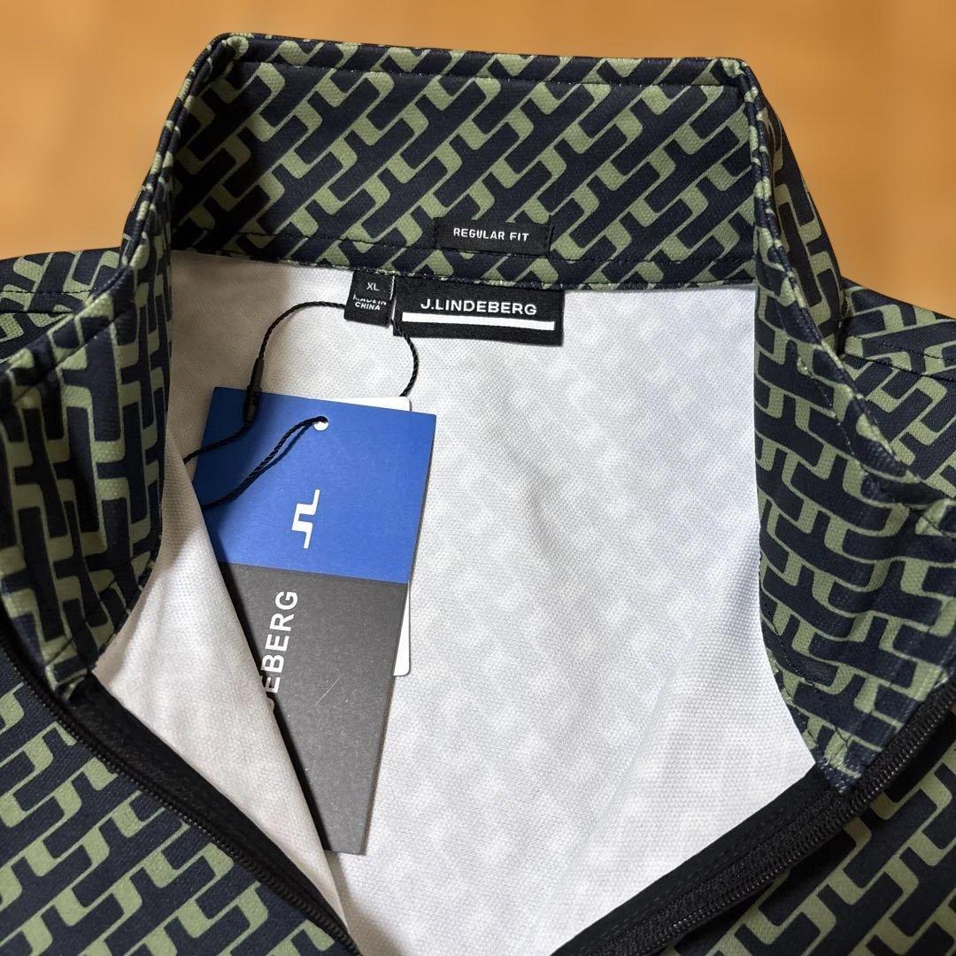 ☆新品☆J.Lindeberg ジェイリンドバーグ長袖シャツ　XL ハーフジップ
