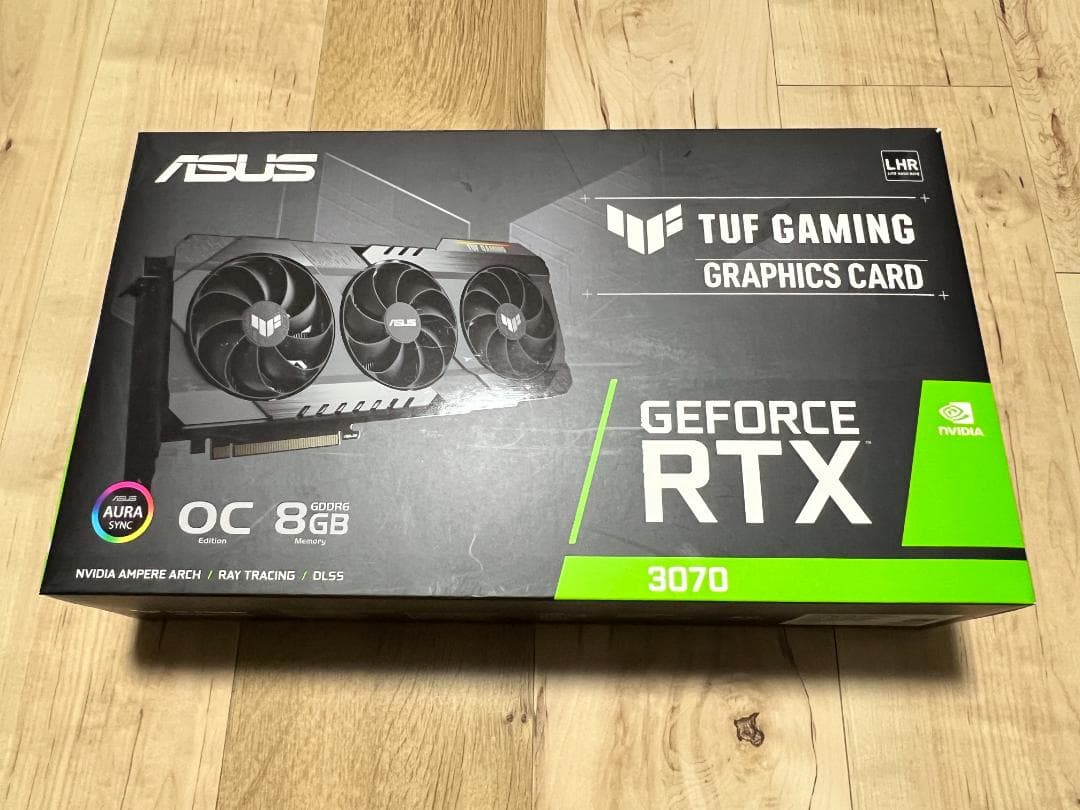 【美品】ASUS TUF Gaming GeForce RTX 3070 8GB