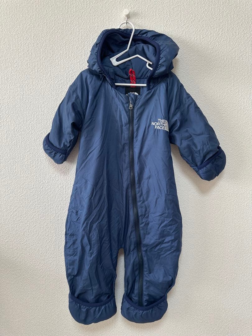 THE NORTH FACE フード付きジャンプスーツ ネイビー 手足隠しあり
