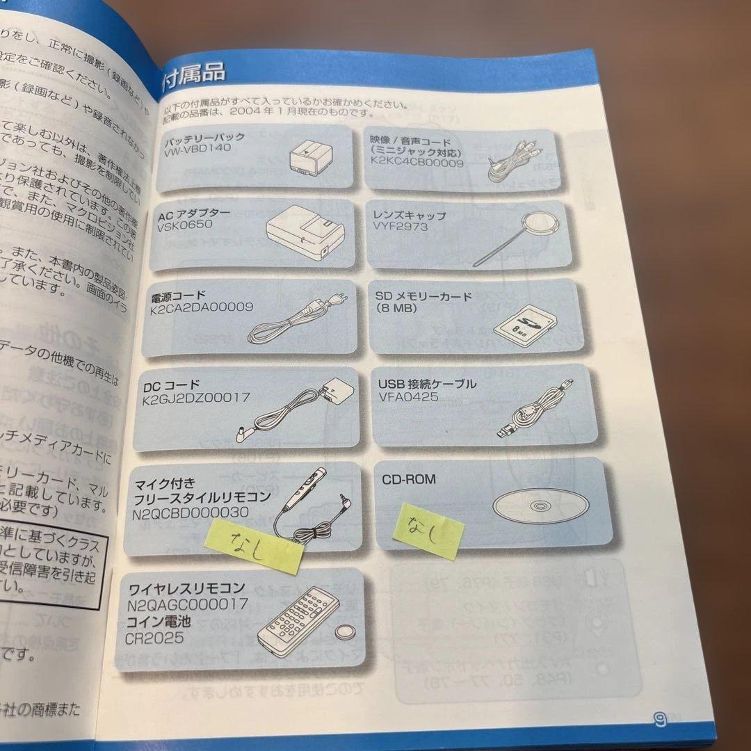 パナソニック　デジタルビデオカメラ　NV-GS200K