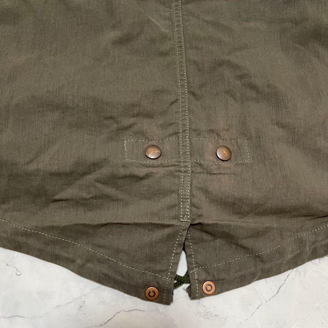 Fred Perry フレッドペリーF2277 モッズコート カーキー M
