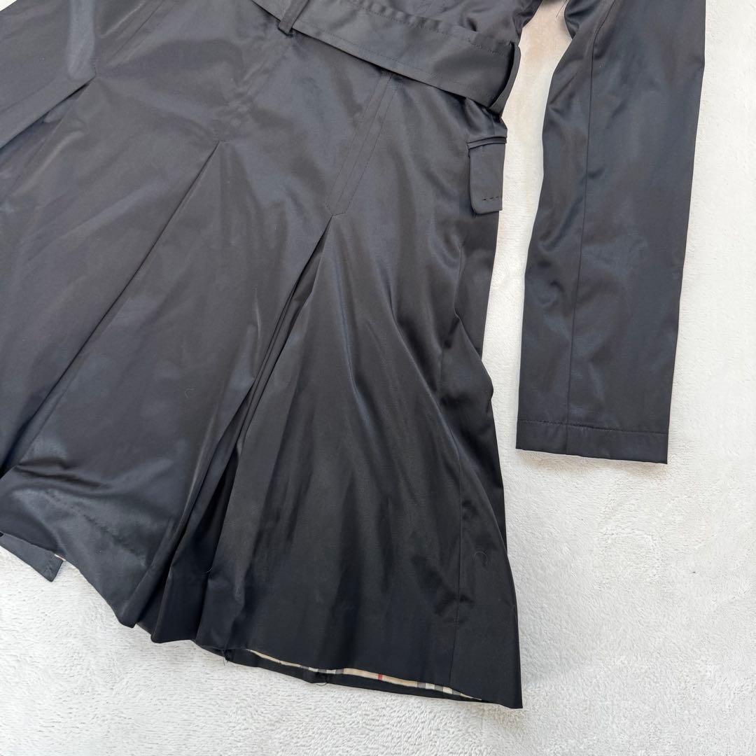 BURBERRY BLUE LABEL トレンチコート ワンピース　38 黒