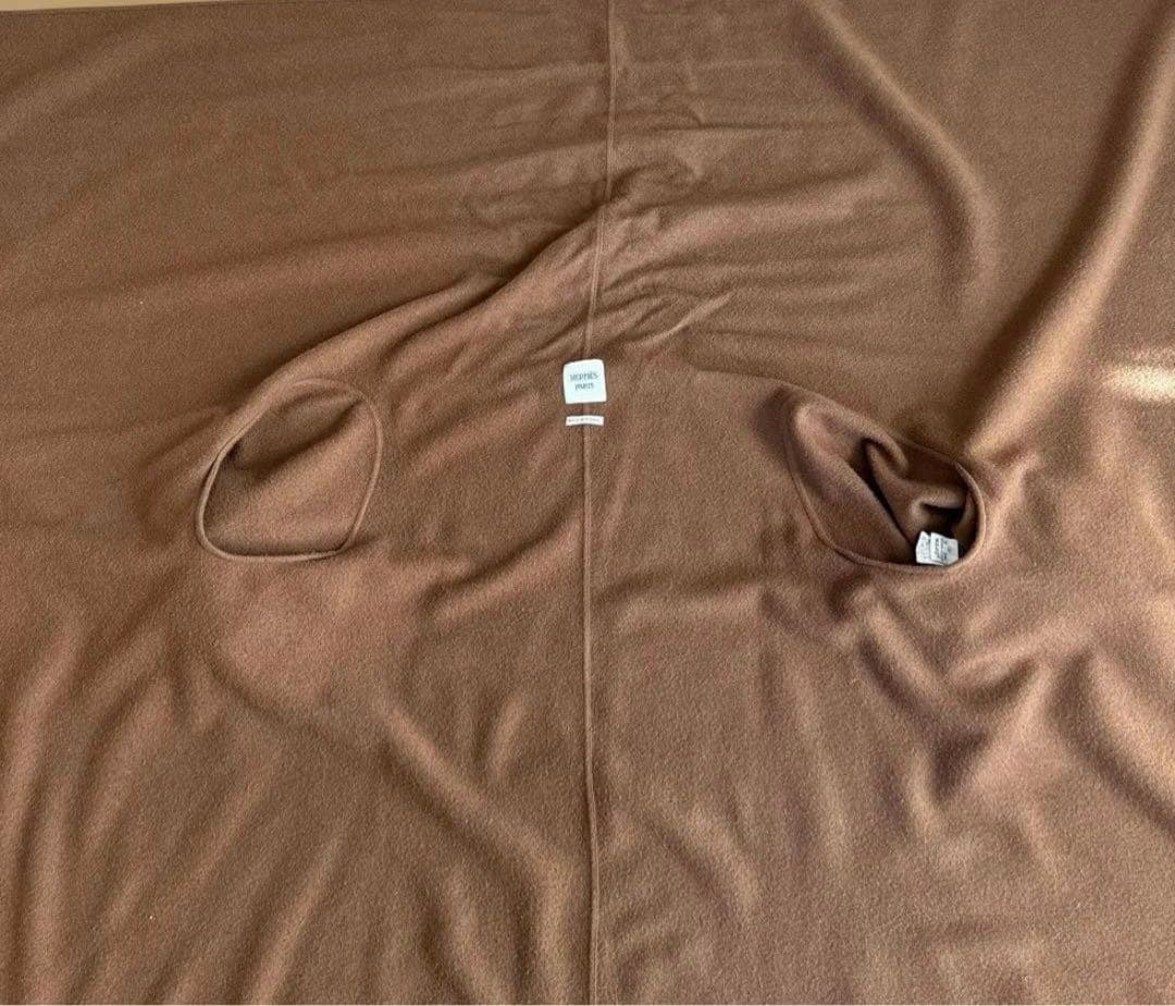 HERMES エルメス　ポンチョ　カシミヤ