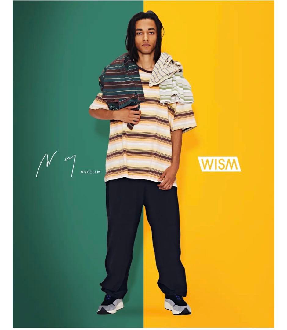 ANCELLM × WISM 別注 ボーダーTシャDamage オーバーサイズ1