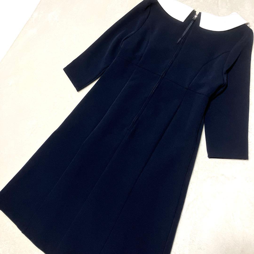新品❣️ REGINA RISURRE 2way Aラインワンピース 白襟 M