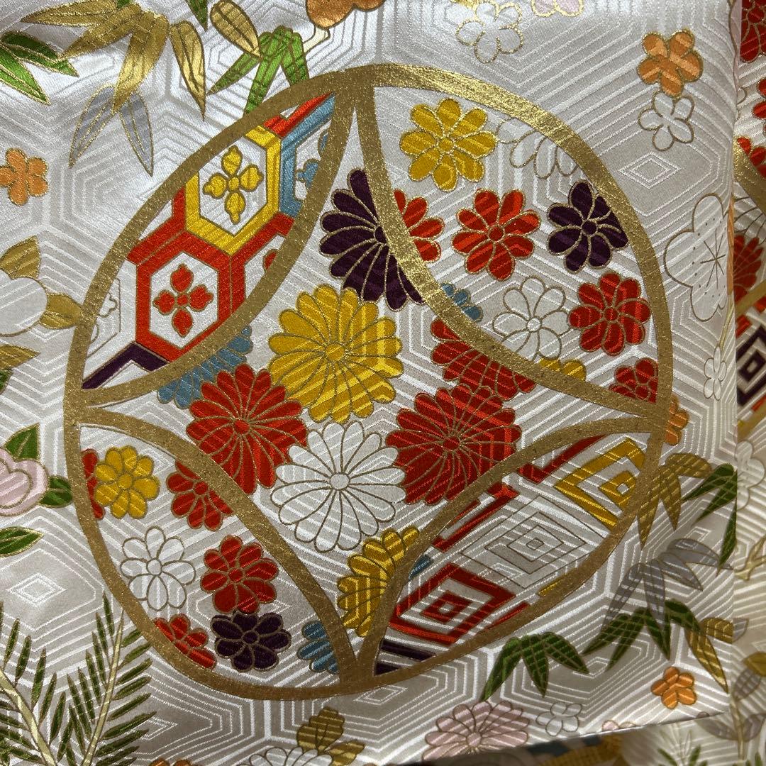 古典美×上質正絹　豪華フルセット 振袖＋ビーズバッグ　駒刺繍　金糸