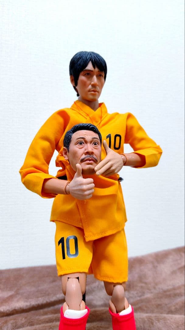 映画.少林サッカー.1/6[阿星(チャウ•シンチー)＆監督ヘッド付]希少品!