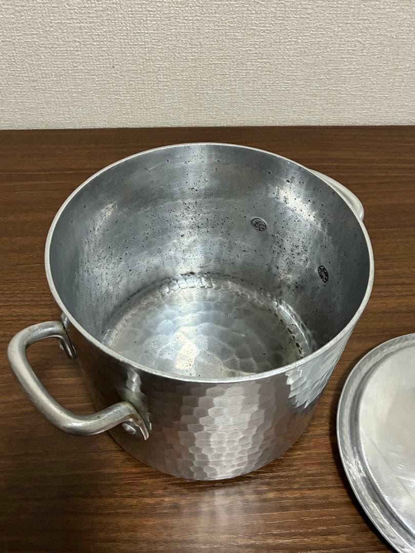 京都　有次　アルミ鍋　寸胴