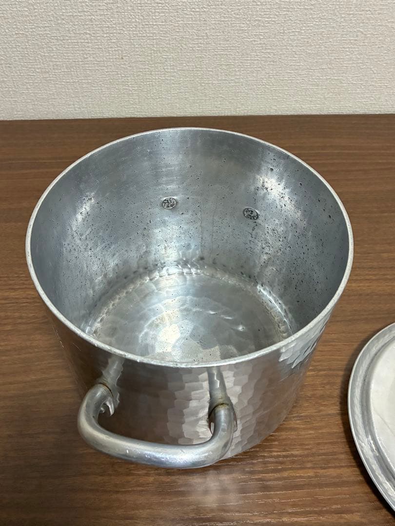 京都　有次　アルミ鍋　寸胴