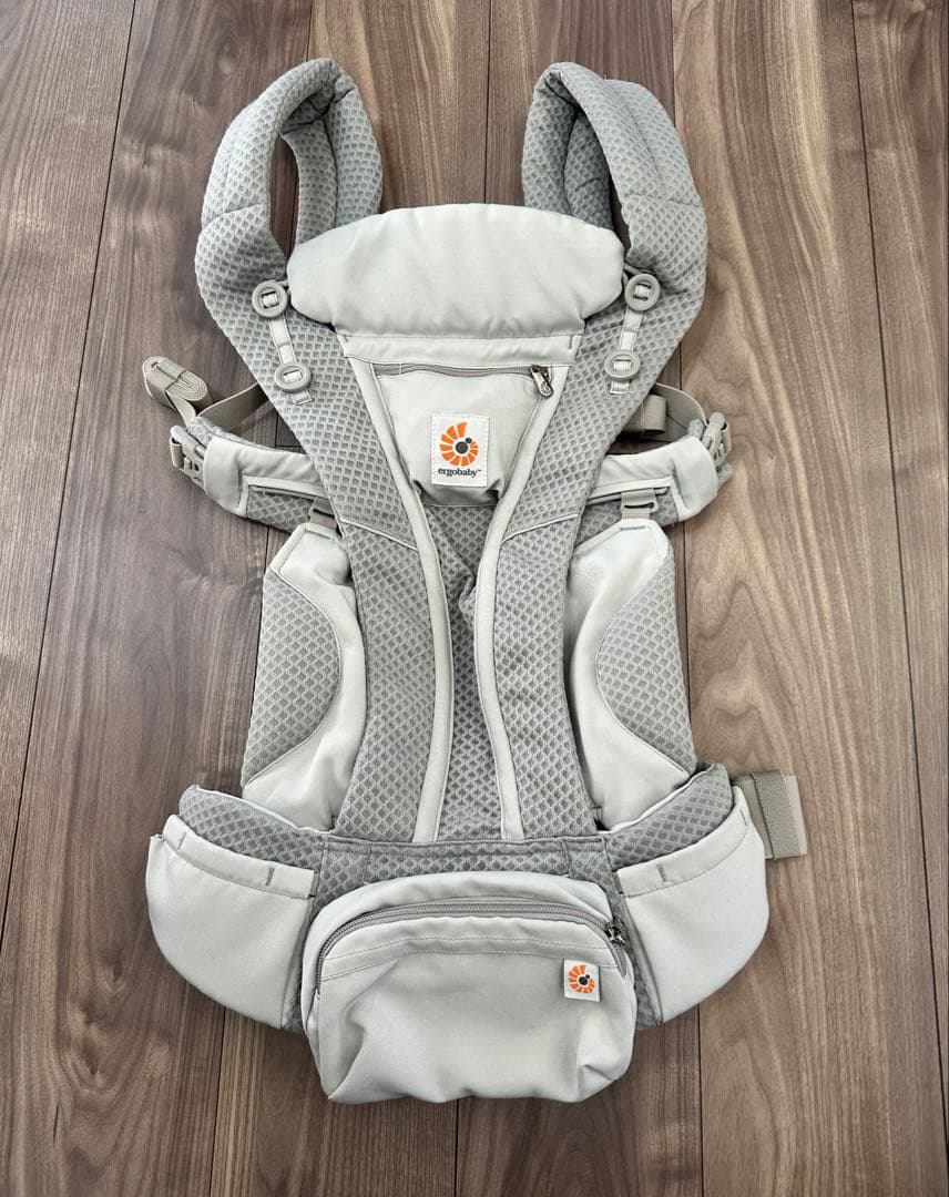 エルゴ オムニブリーズ OMNI メッシュ エルゴベビー 抱っこ紐 グレー 美品