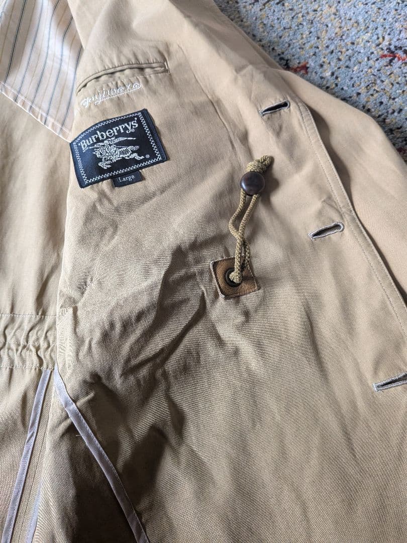 ジャケット・アウター 90's BURBERRY safari tailored jacket