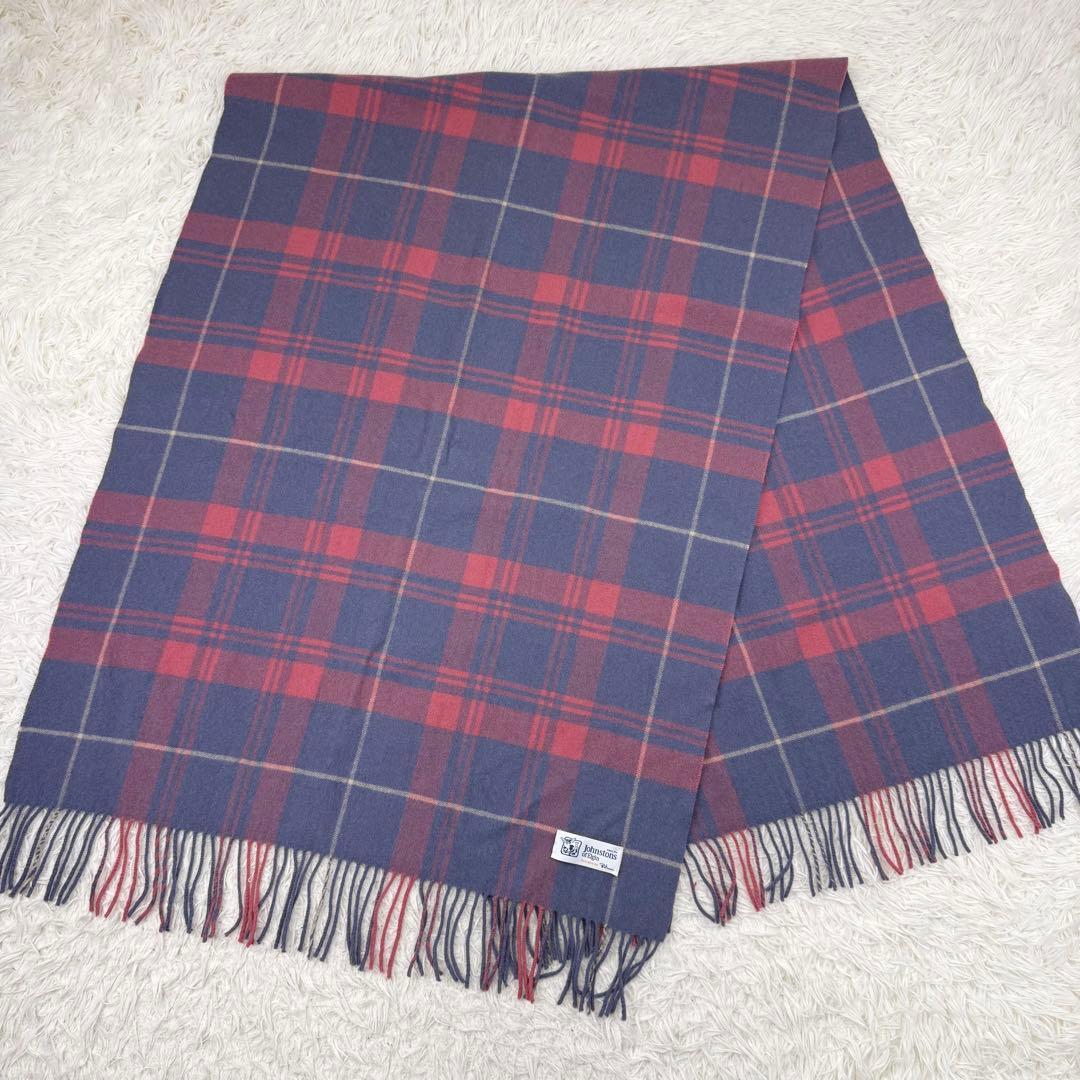 極美品 Johnstons of Elgin RonHerman 大判ストール
