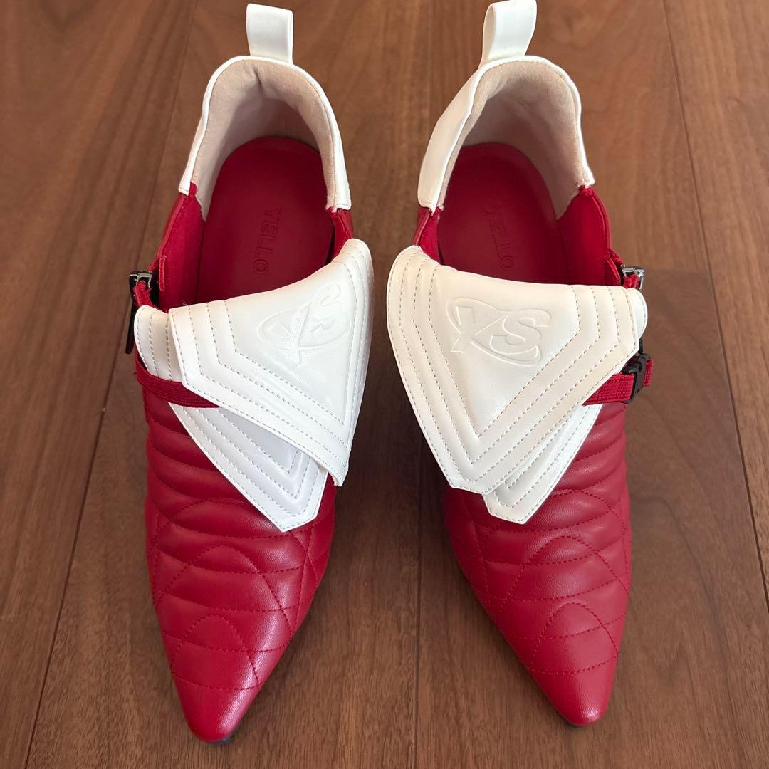 靴 RinoBLANC SHORT BOOTS & NUTMEG HEELS