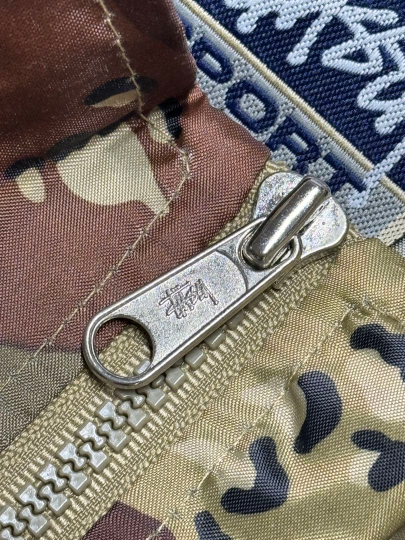 ま*k様 Stussy SPORT ステューシー アメリカ製 カモ ベスト ビン