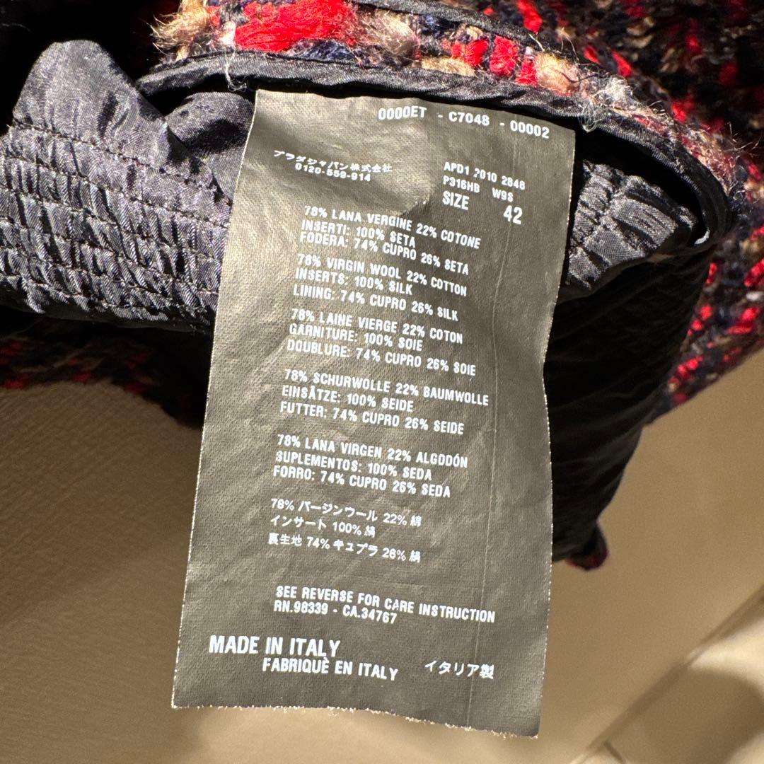 PRADA 半袖ひざ丈ワンピース 42（L）　プラダ