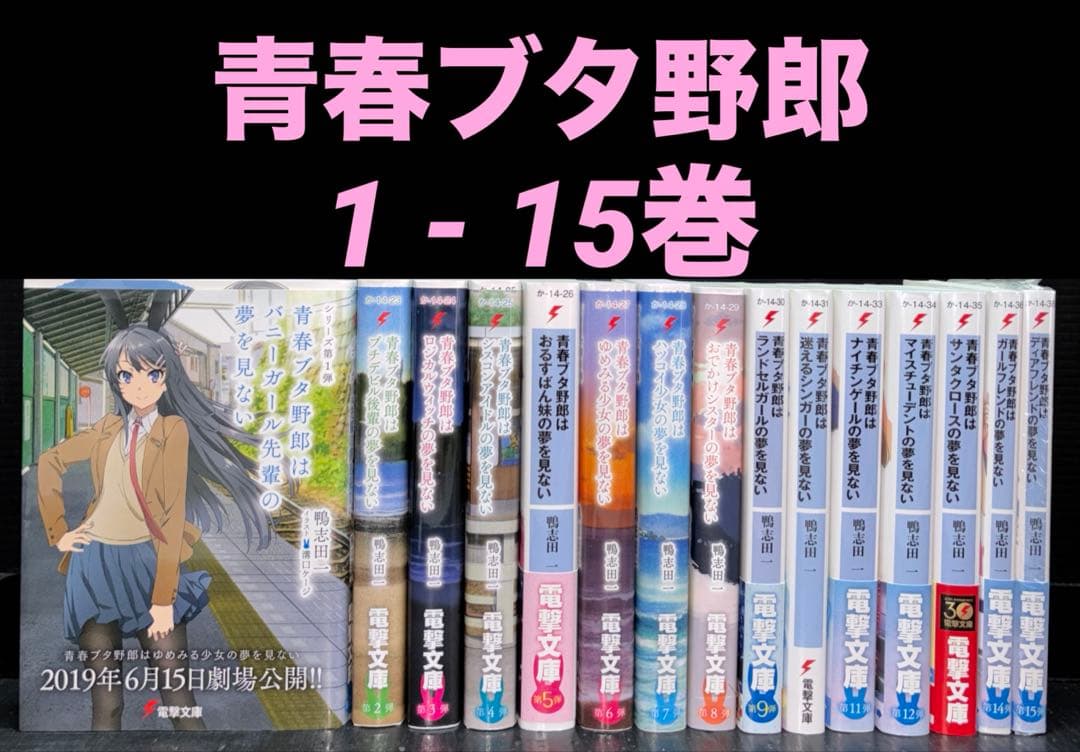 青春ブタ野郎 1-15巻 電撃文庫