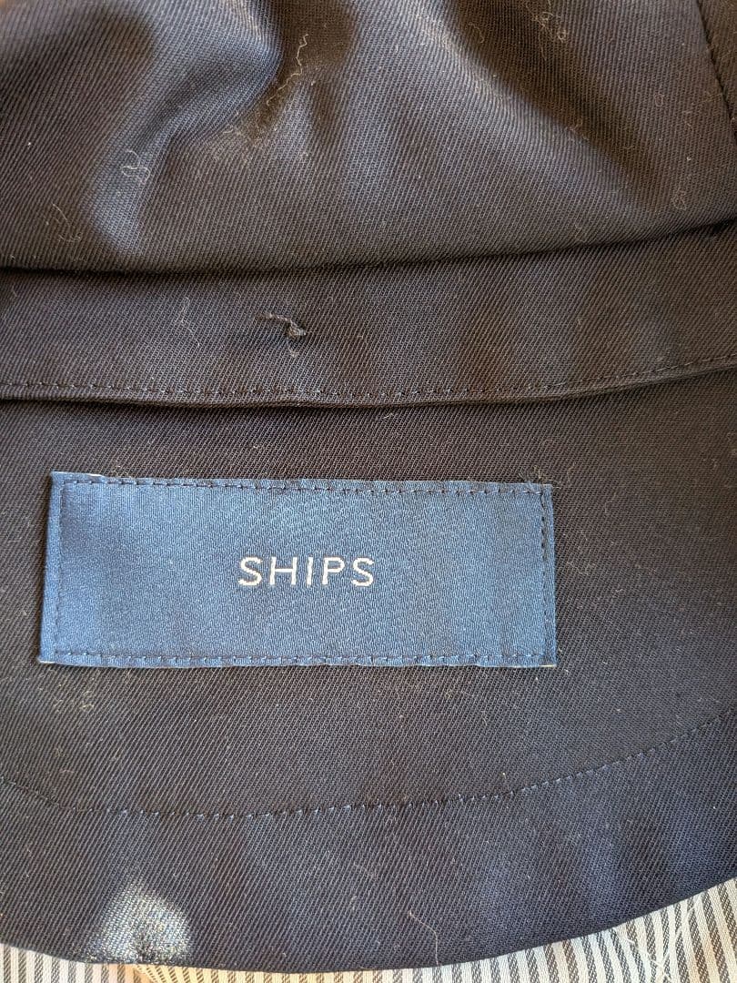 【新品未使用・タグ付き】 SHIPS フード付きロングコート36サイズ