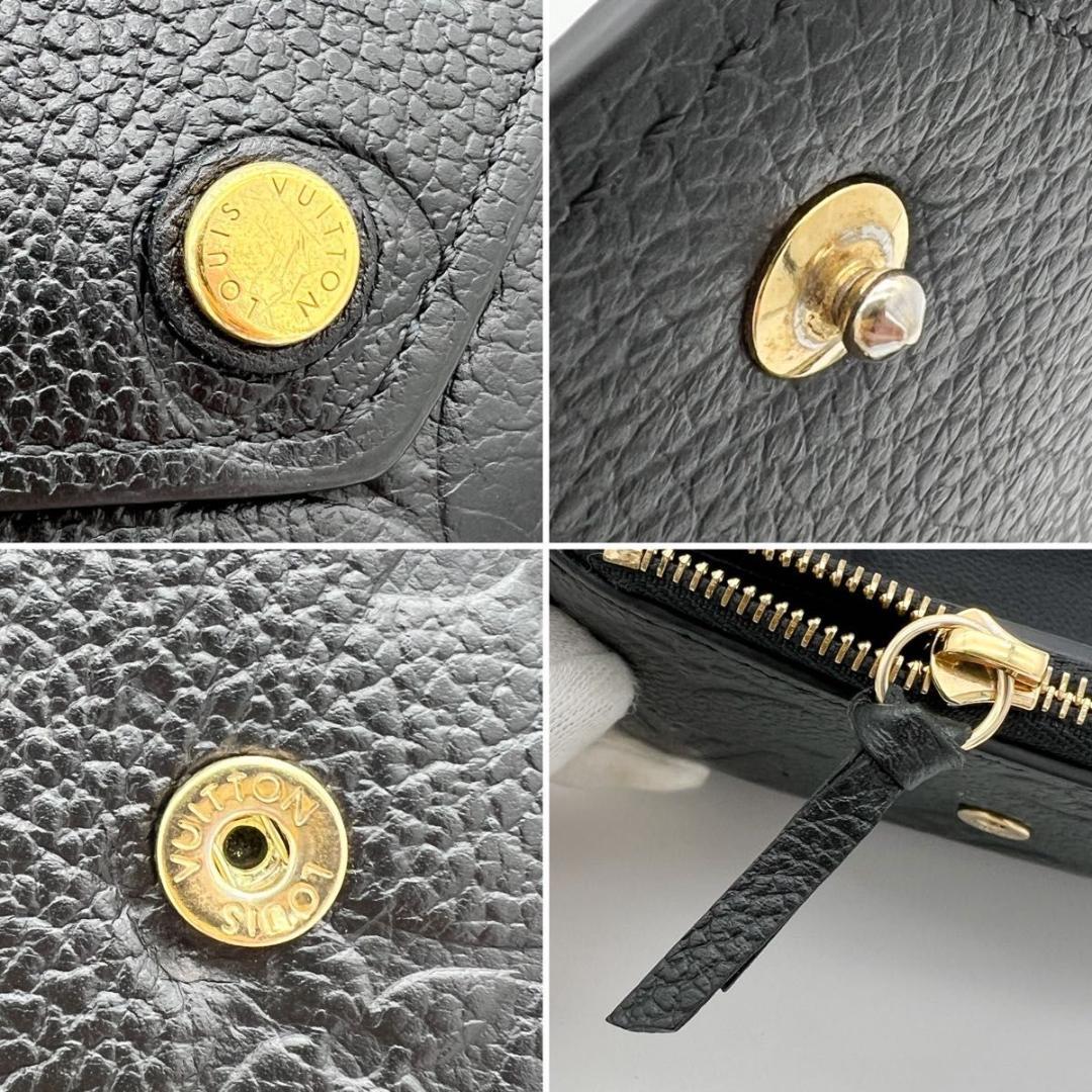 【美品 IC搭載】ヴィトン アンプラント ヴィクトリーヌ コンパクト 財布 黒