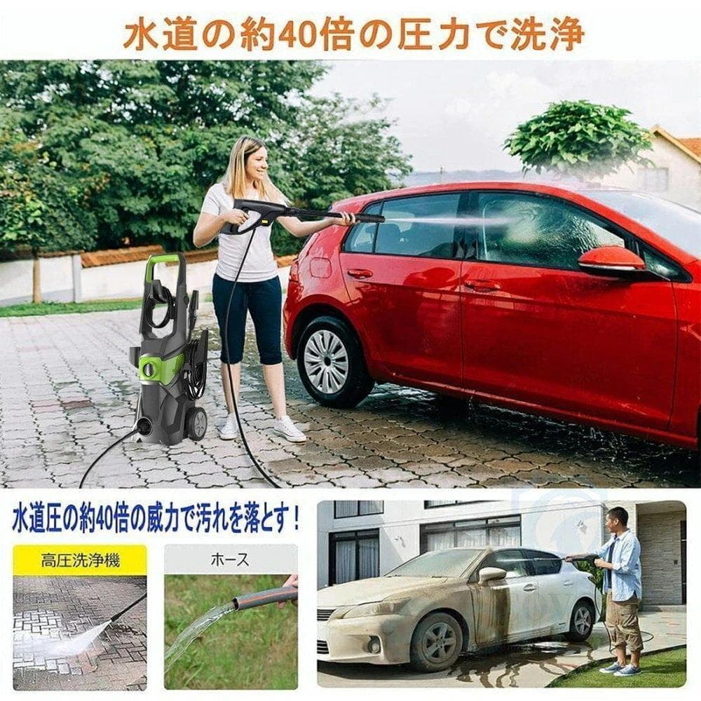 高圧洗浄機 17MPa 480L/h 自吸機能付き