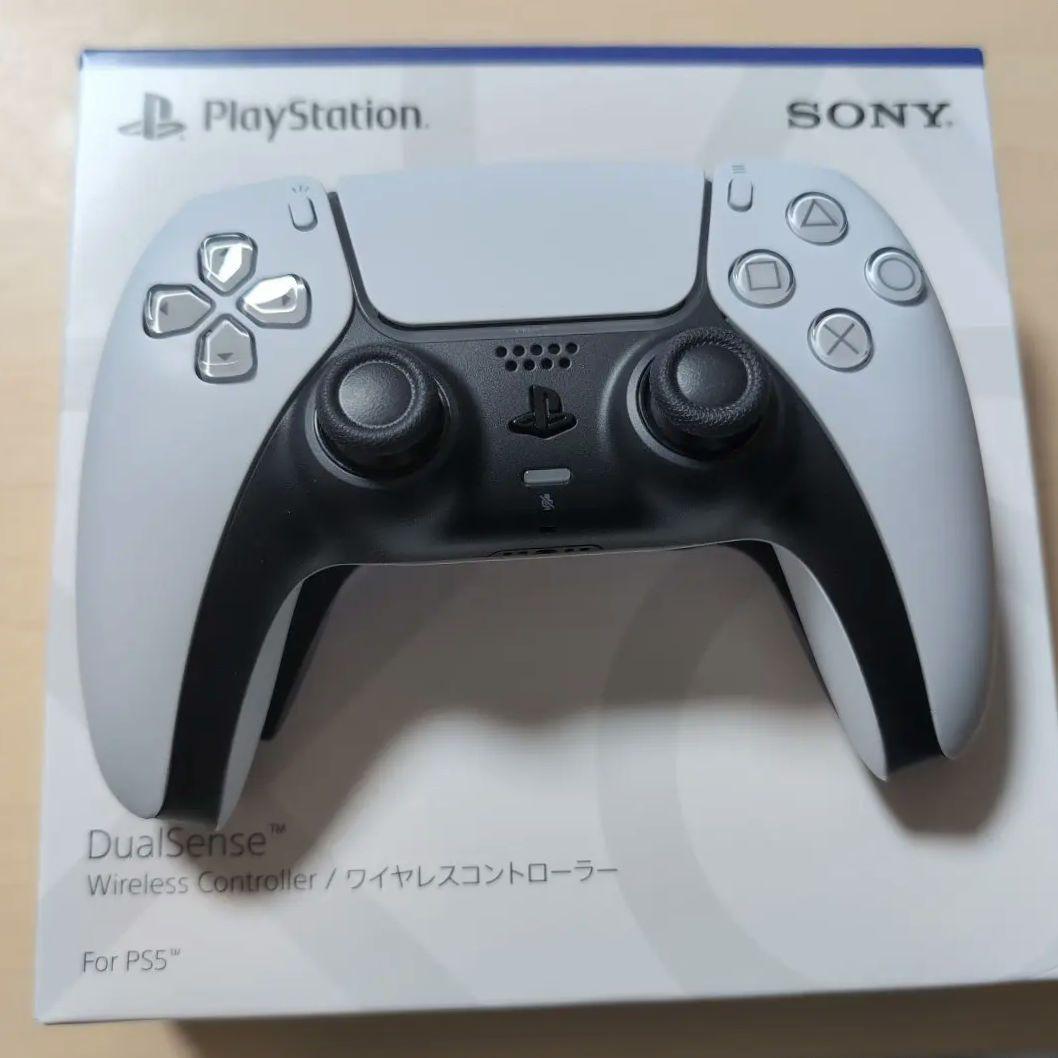 PS5 DualSenseワイヤレスコントローラ ホワイト 美品