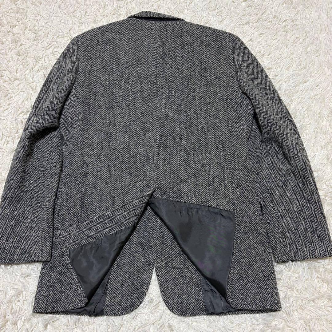 70 極上BrooksBrothers ハリスツイード ヘリンボーン JKT