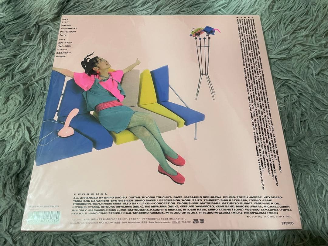 松原みき WINK 再発盤LP