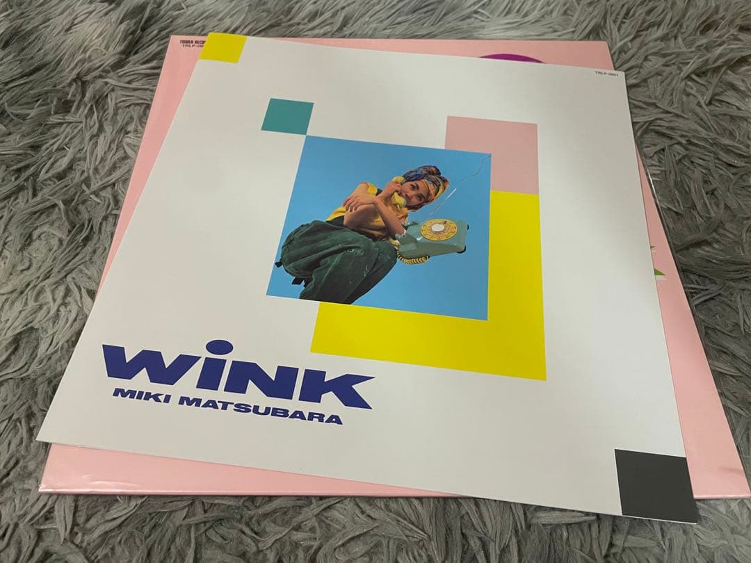 松原みき WINK 再発盤LP