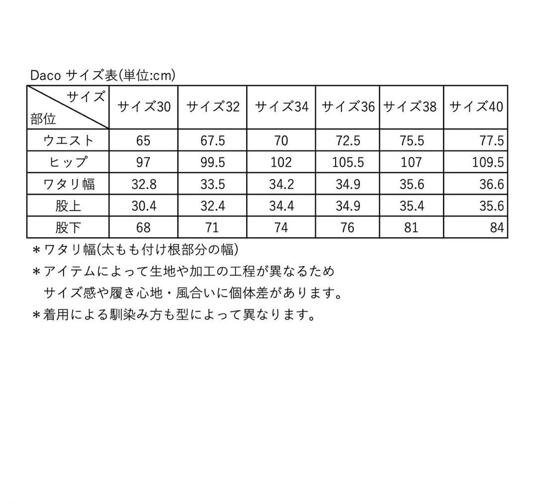 SHISHIKUI ハイウエストDacoデニム