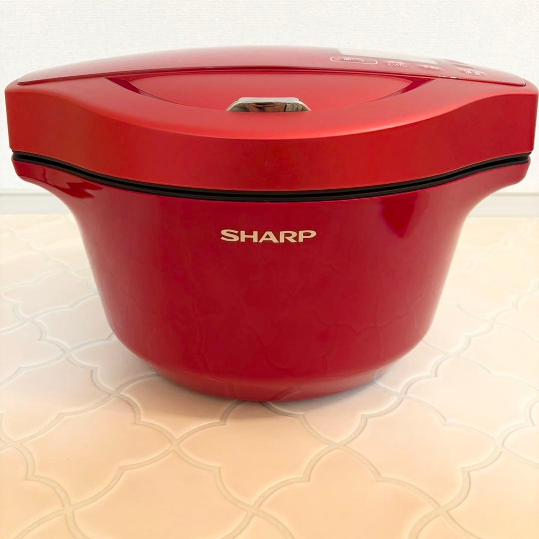 2020年製 SHARP ヘルシオ ホットクック KN-HW24C-R 2.4L