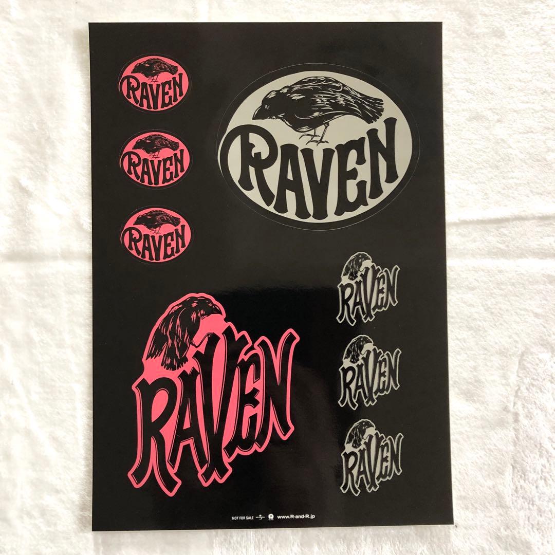 美盤LPステッカー付RAVENレイヴン限り無く赤に近い黒ROSSOロッソ照井利幸