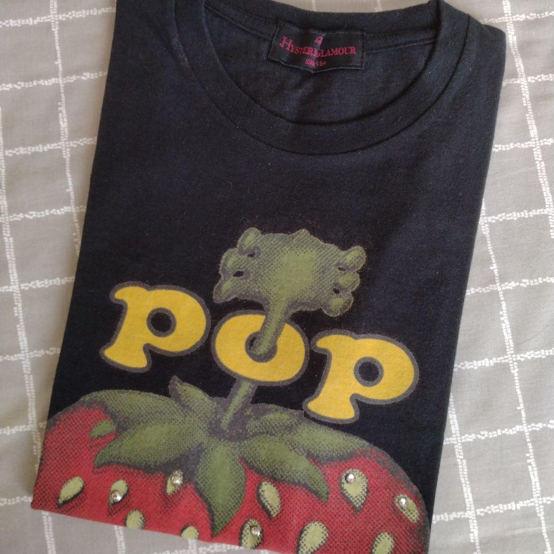 ヒステリックグラマー 名作！ イチゴのギター POP Tシャツ カットソー