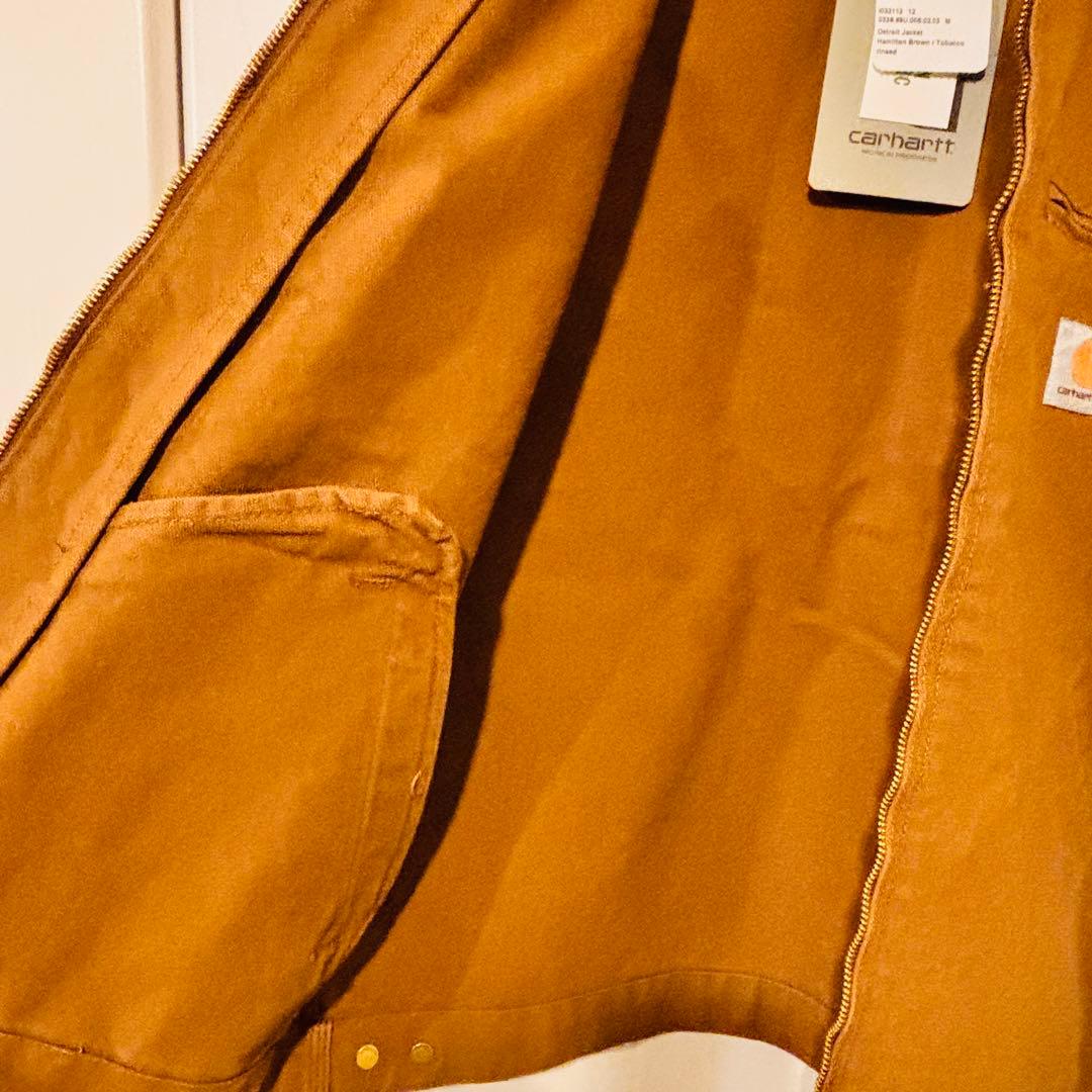 【新品】Carhartt WIP デトロイトジャケット ハミルトンブラウン M