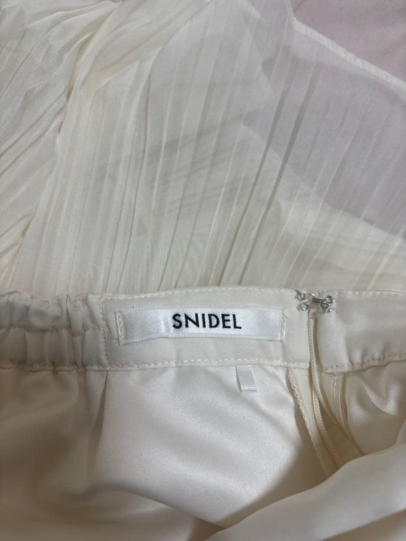 美品 snidel Sustainable プリーツティアードロングスカート 0