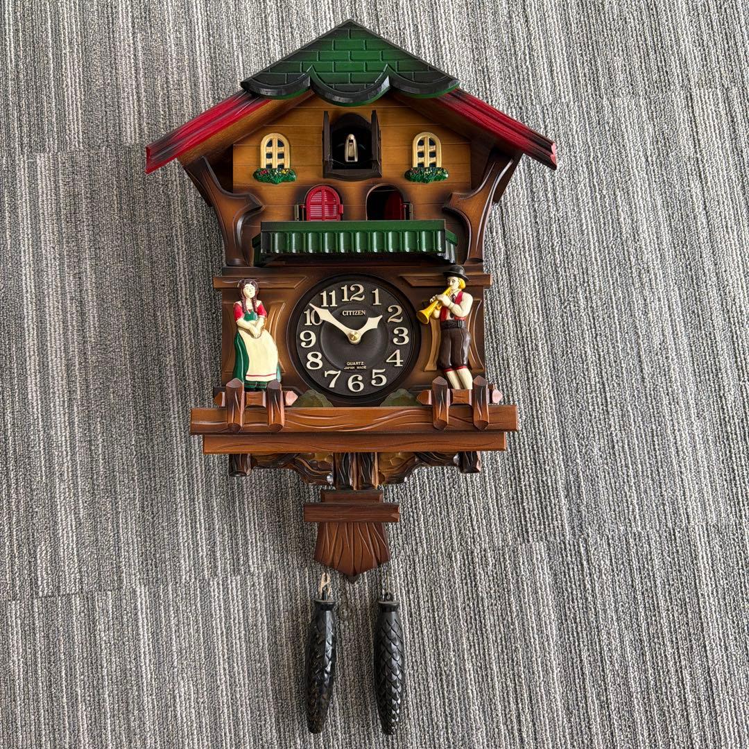 CITIZEN 木製カッコー時計 4MJ734