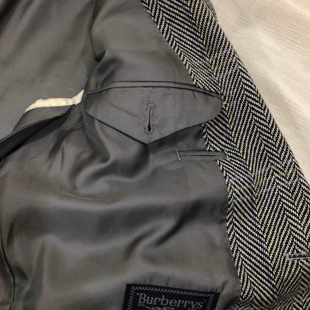 Burberrys バーバリー テーラードジャケット カシミヤ ウール ツイード